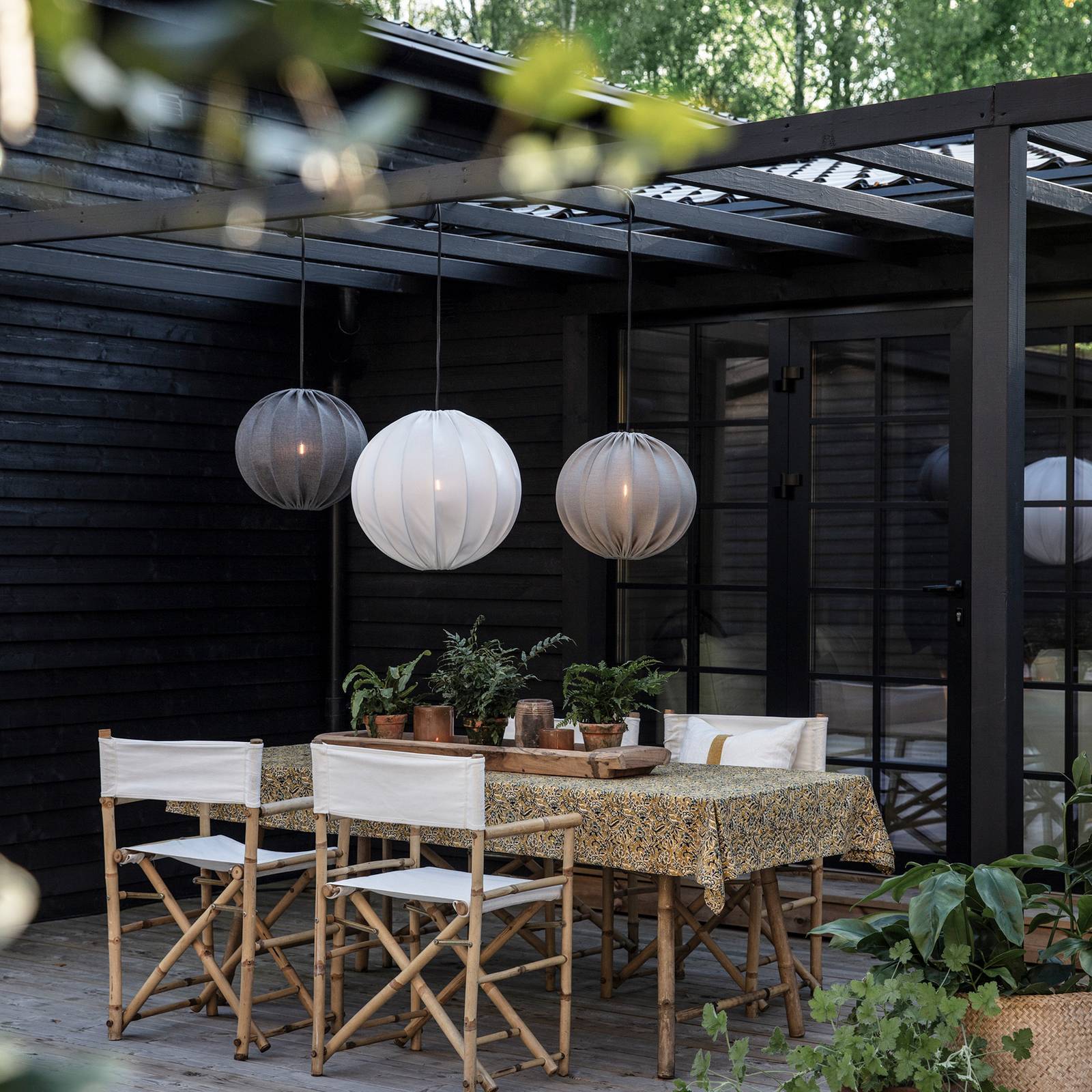 PR Home PR Home Stínidlo Alva Venkovní závěsná lampa béžov