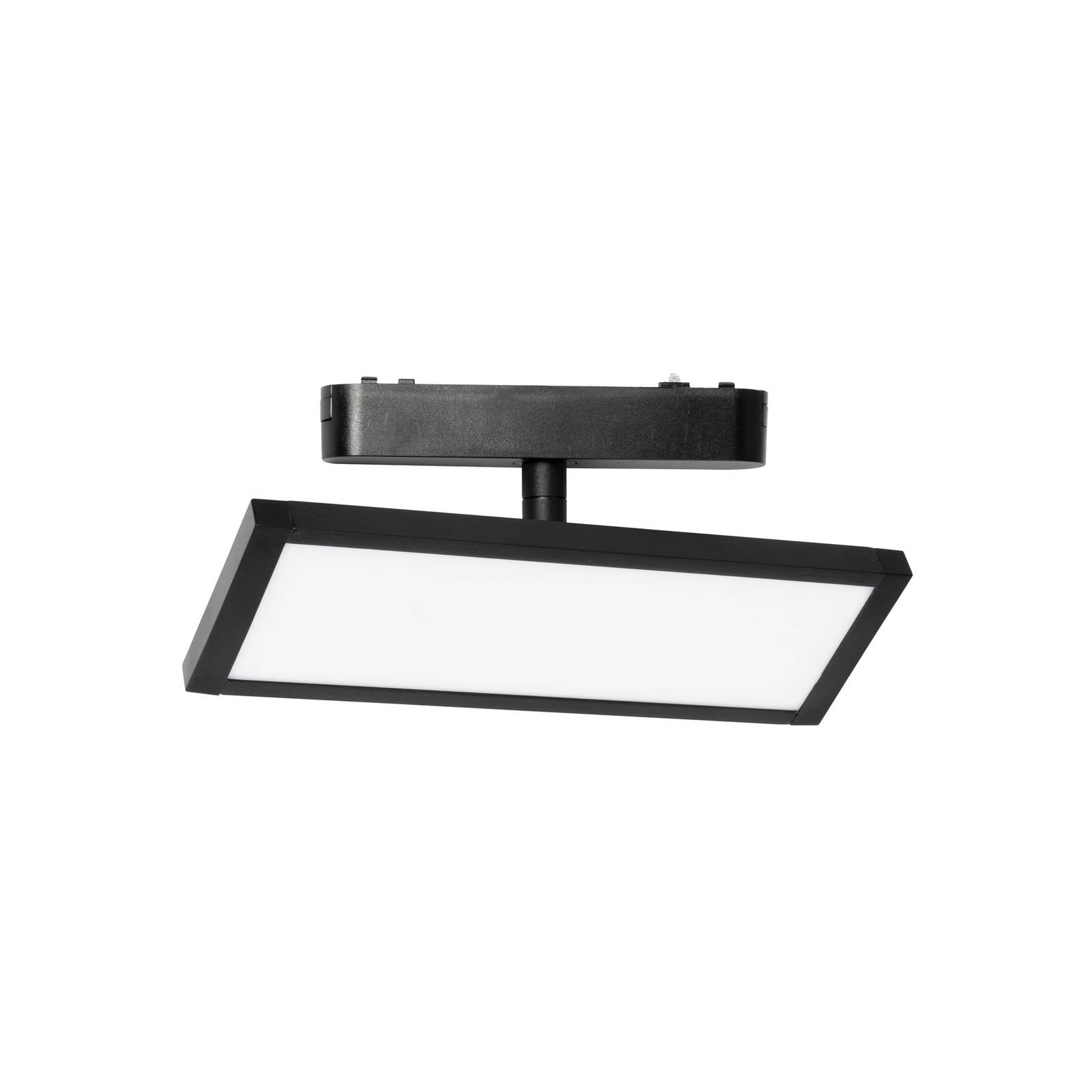 Lindby LED-Panel 48V Lumaro, schwarz, Alu, Länge20cm,dimmbar