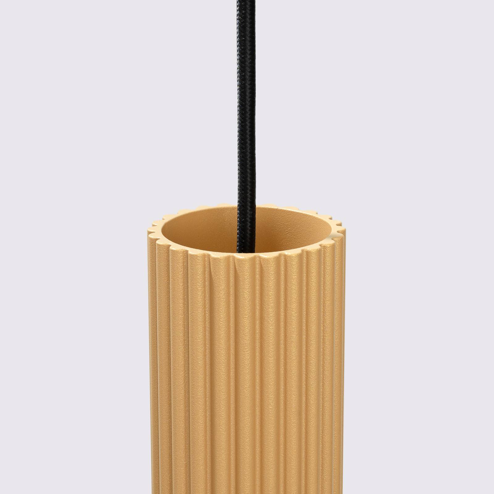 Lampa wisząca Carbon, kolor złoty, Ø 6 cm, aluminium