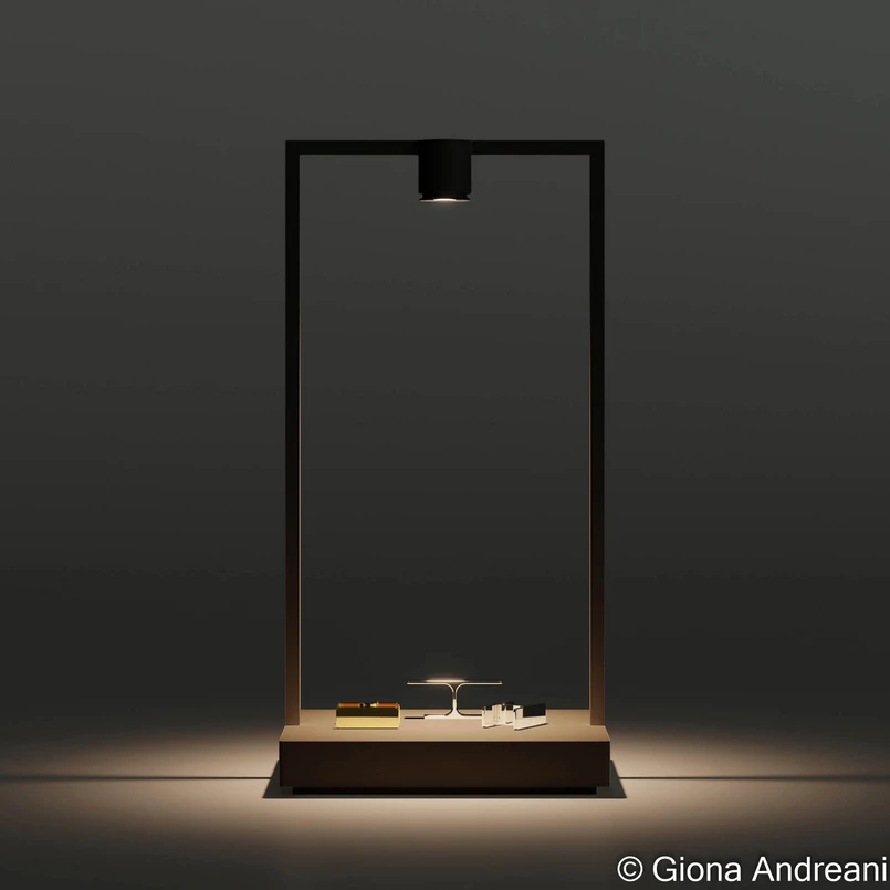 Artemide – Curiosity 45 Focus Tischleuchte Black/Brown