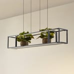 Lucande LED-Hängeleuchte Estante, schwarz, dimmbar
