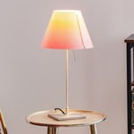 Luceplan Costanzina table lamp alu, pink