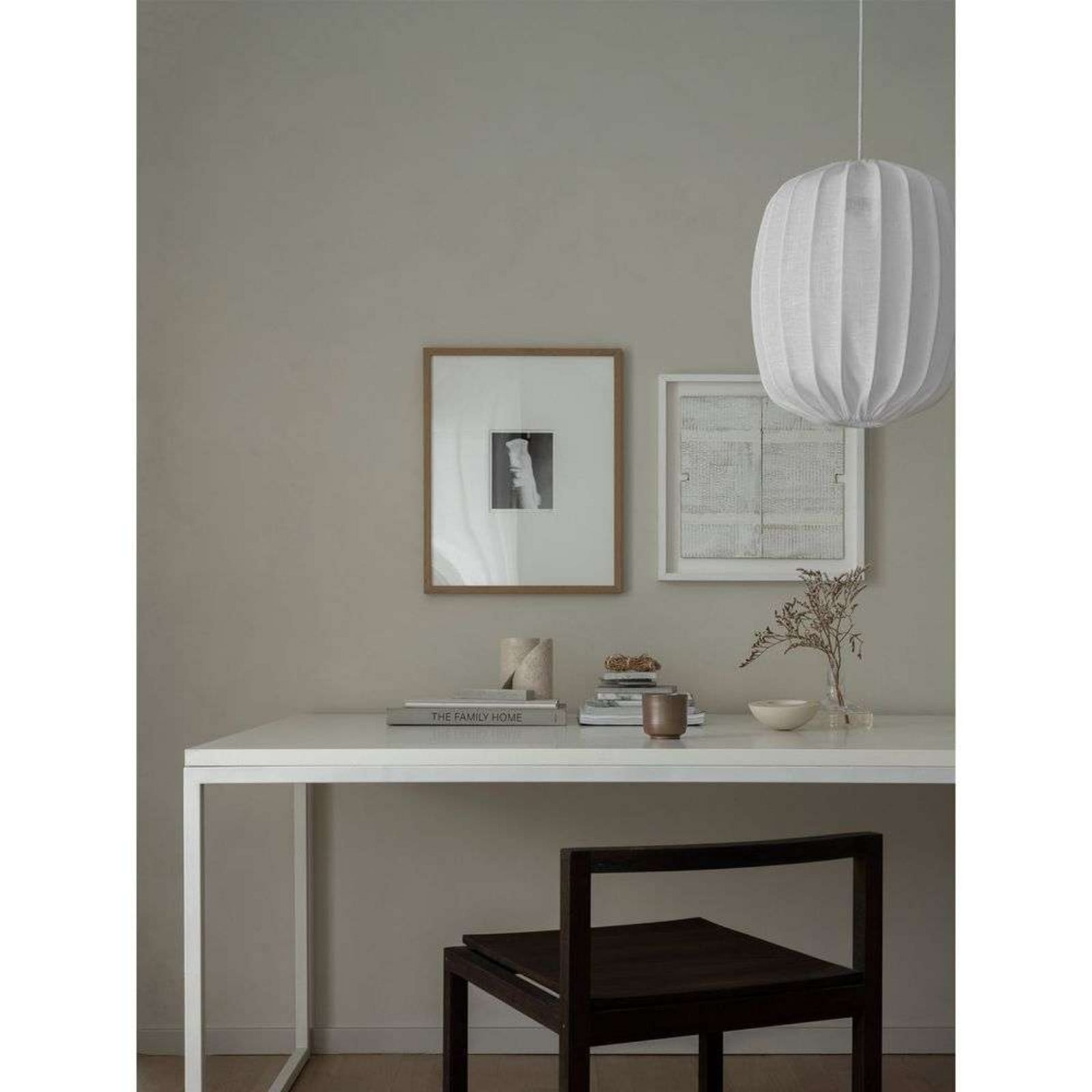 Prisma 25 skærm, Linen White – Watt &amp;amp; Veke Watt & Veke - Soveværelse - Skandinavisk - Stof / tekstil - Med én lyskilde billede