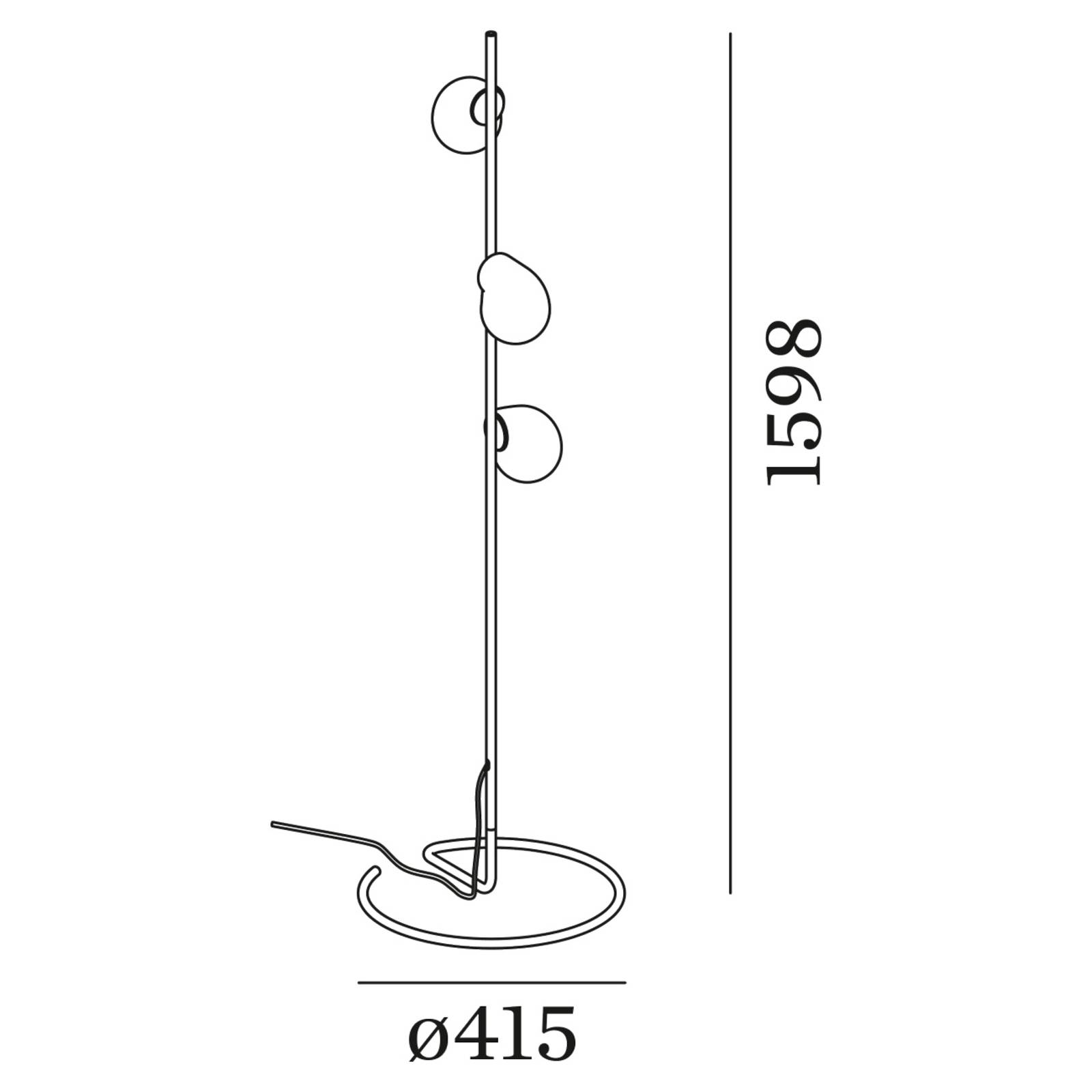 WEVER & DUCRÉ Dro 1.0 Comp Stehlampe schwarz-weiß günstig online kaufen