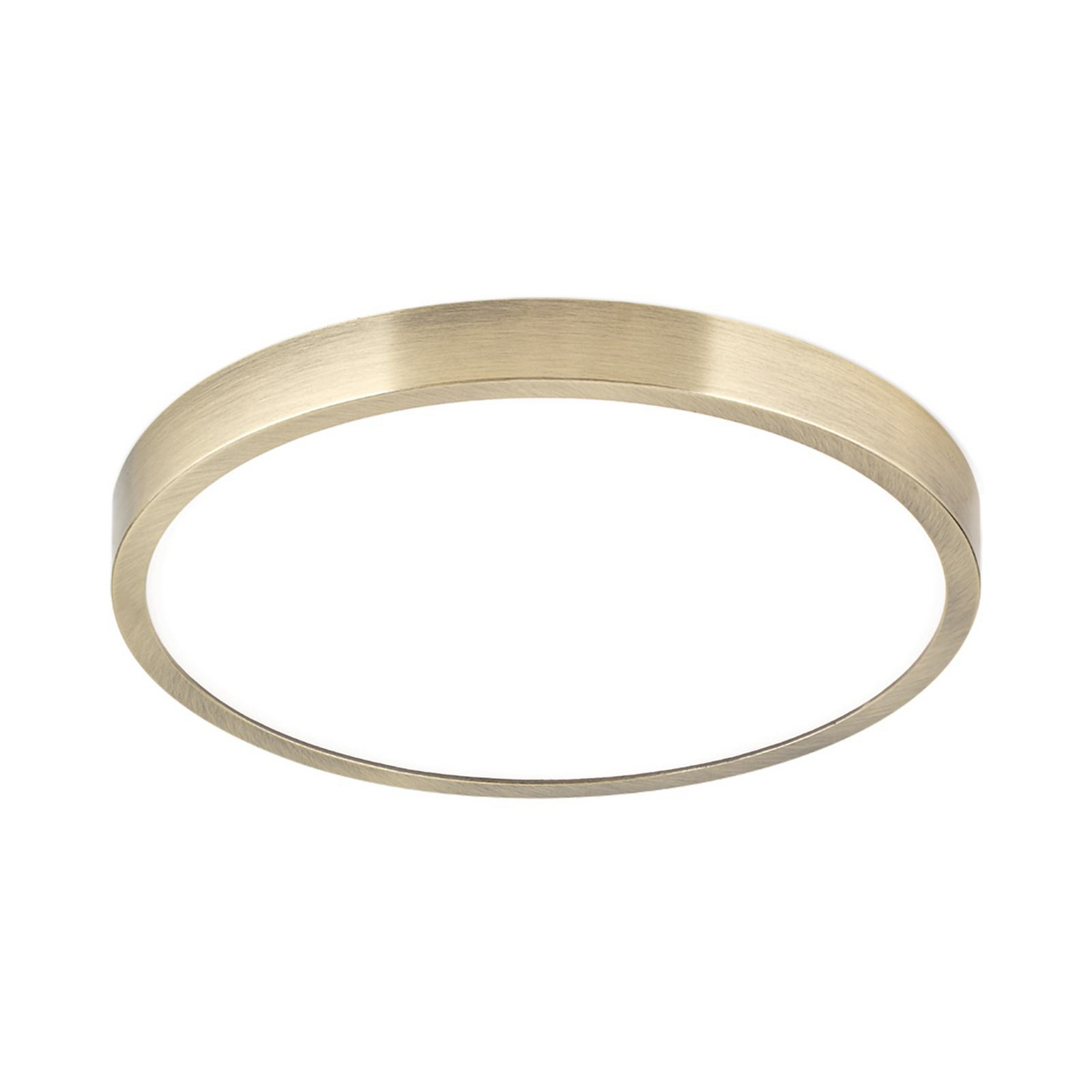 LED ceiling lamp Disc, antique brass colour, Ø 24 cm, CCT