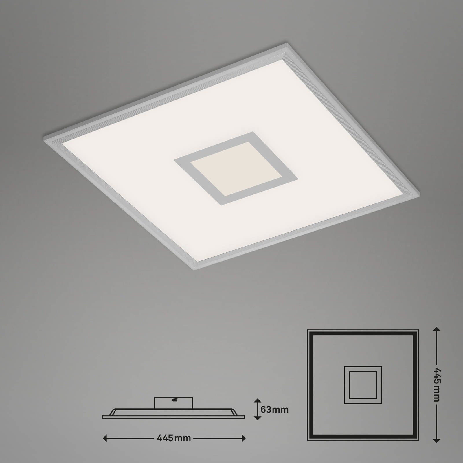 Lampa sufitowa LED Centro S CCT RGB Tuya 45x45 cm