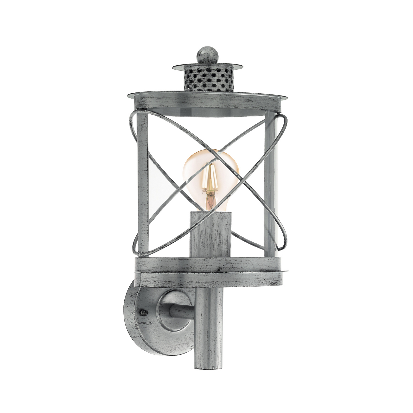 Außenwandleuchte Hilburn 1 mit dekorativem Schirm Außenwandleuchte Hilburn 1 mit dekorativem Schirm