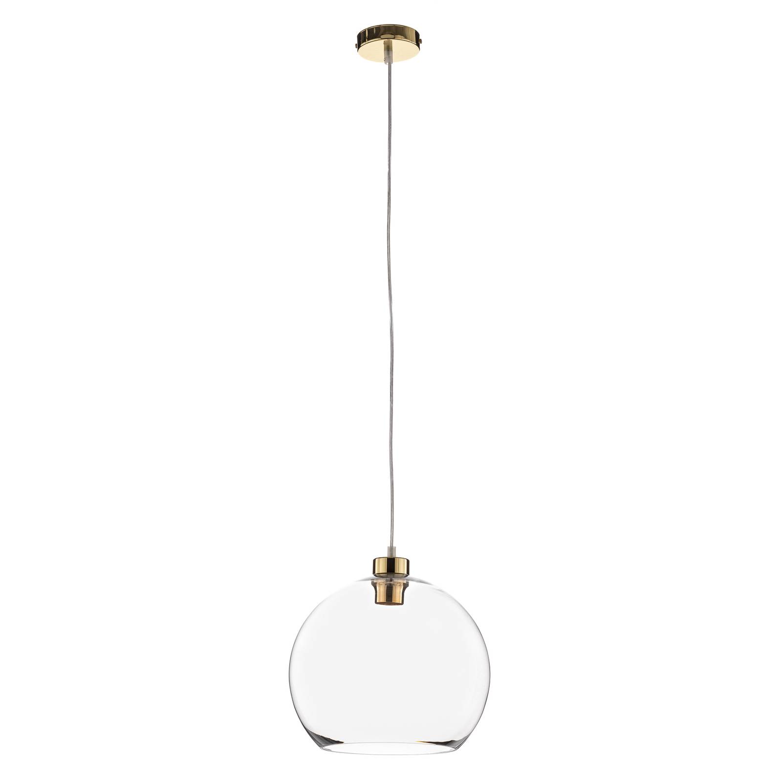 Euluna Glass Pendant Light - Living / Dining Room - Hanging Light - Globe Light - dimmable - Modern - White