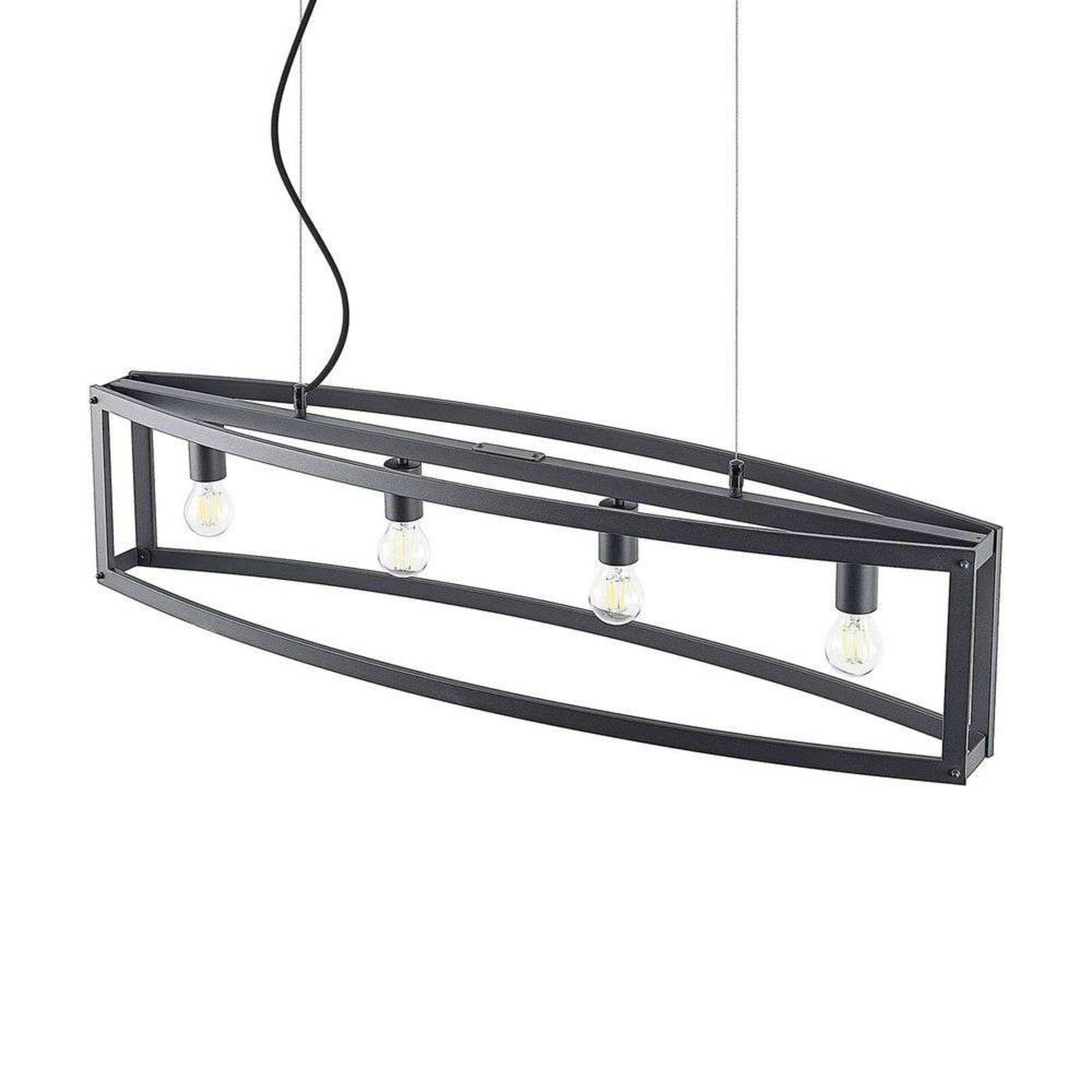 Mizgin 4 Lustră Pendul Black - Lindby