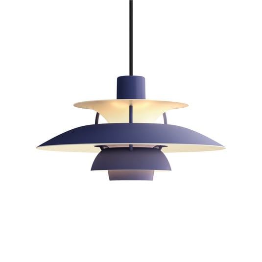 Závěsné světlo PH 5 300, modré, Ø 30 cm – Louis Poulsen