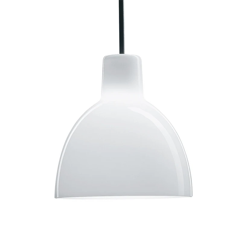 Louis Poulsen – Toldbod Glas Pendelleuchte Ø155 White Opal