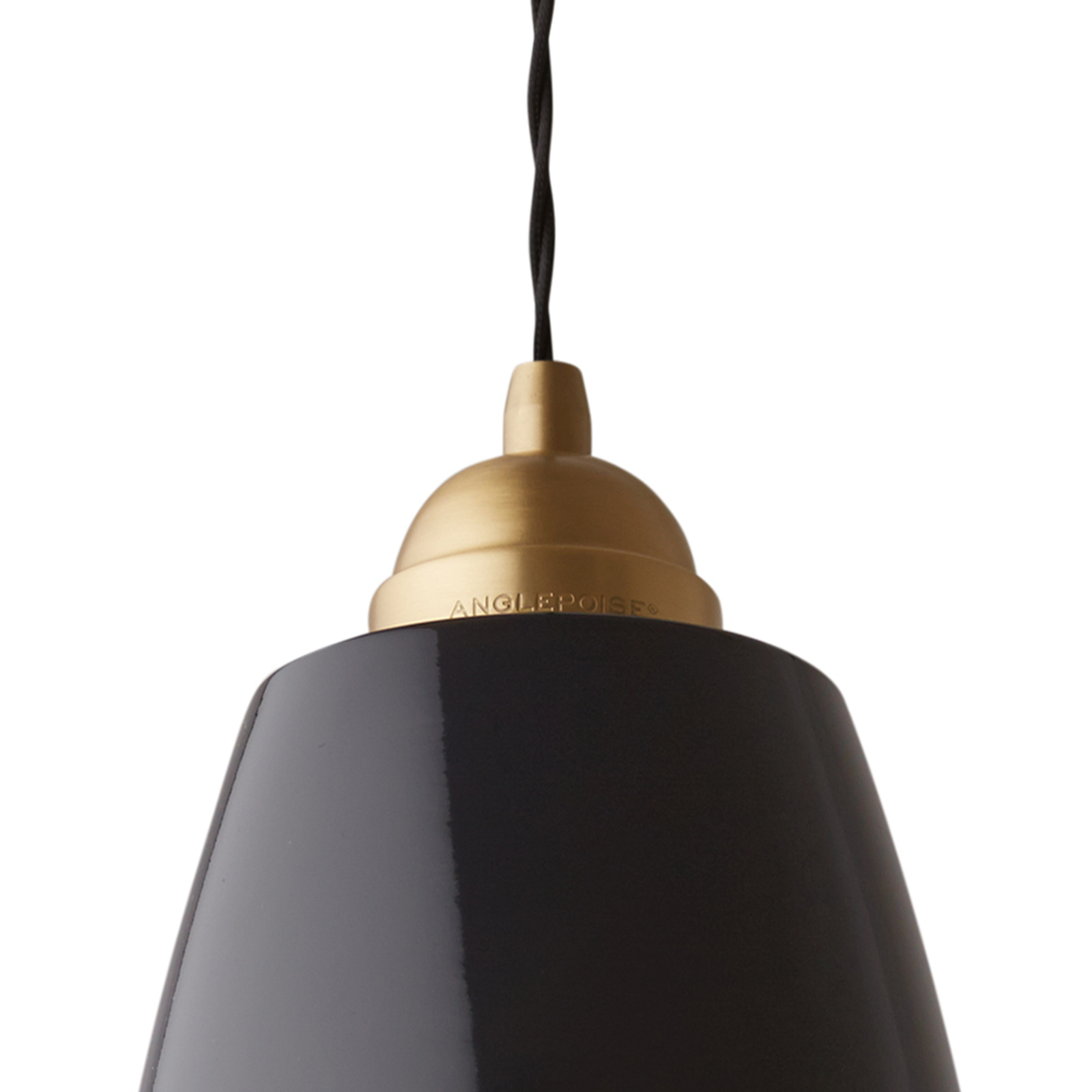 Anglepoise Original 1227 Maxi Brass lampa czarna