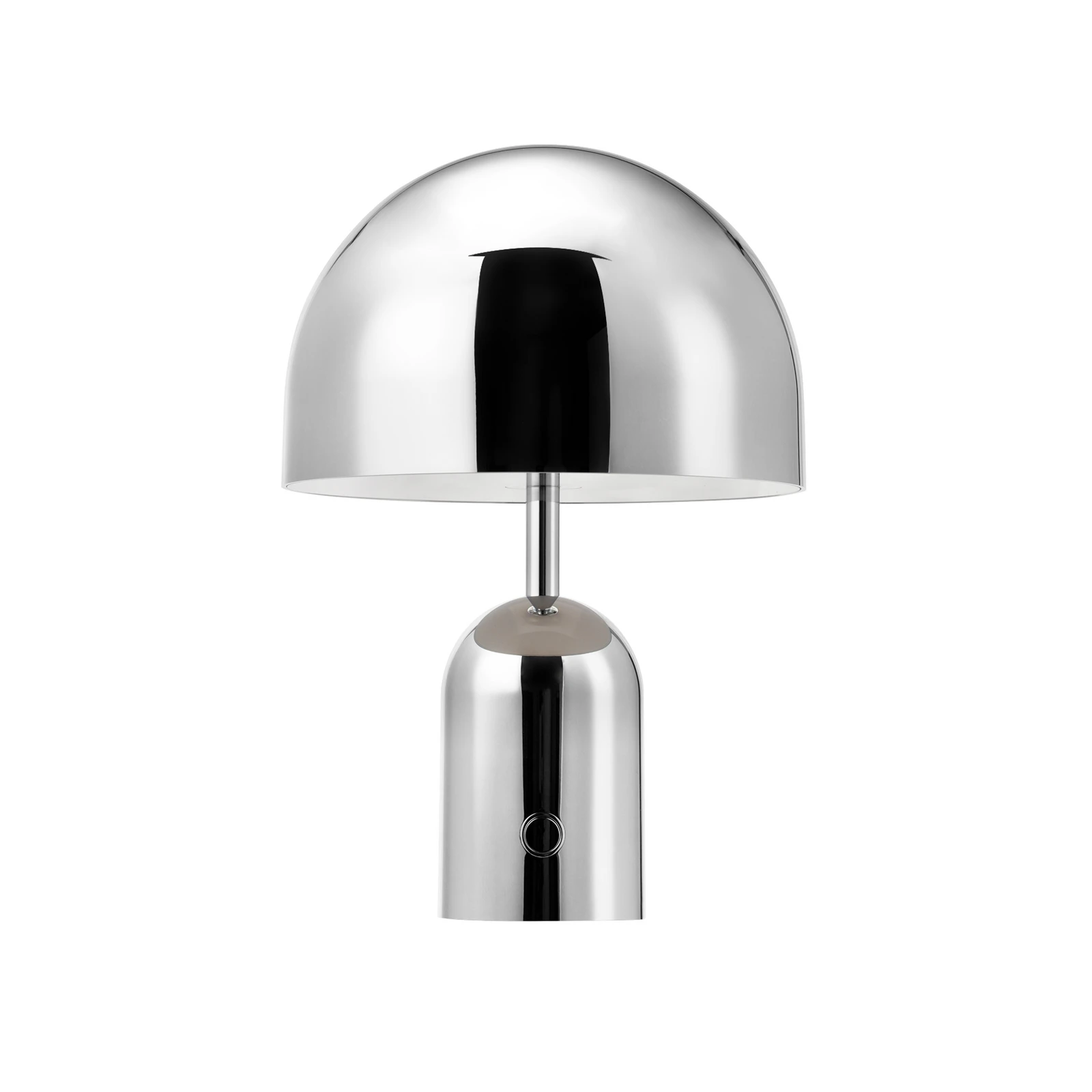 Tom Dixon Φορητή επιτραπέζια λάμπα BELL PORTABLE, ασημί, 28 cm IP44