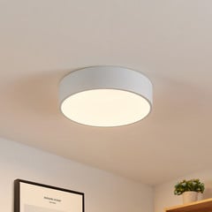 Lindby LED-kattovalaisin Simera, Ø 30cm, valkoinen, metallia