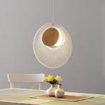 Forestier Oyster design-hanglamp, wit