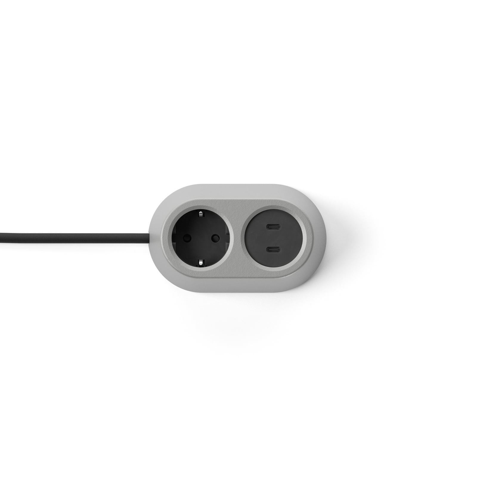 Prise NOMAD BLOCK en aluminium 1 x type F + USB - Fonction de moulage Prise NOMAD BLOCK en aluminium 1 x type F + USB - Fonction de moulage