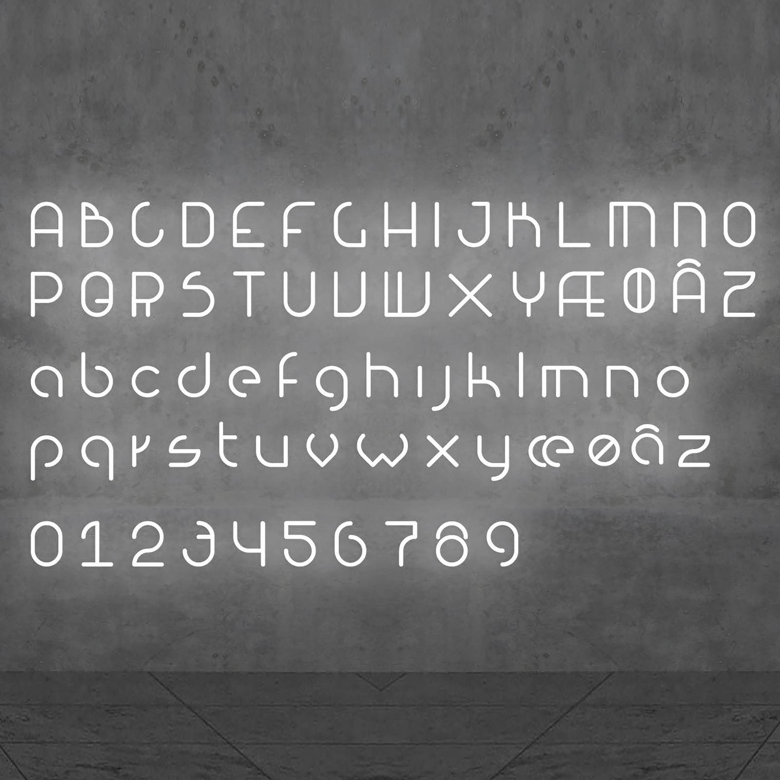 Artemide Alphabet of Light Wand nagy T betű