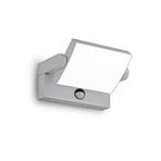 Ideal Lux LED aplique para exterior Swipe gris metal 3.000K