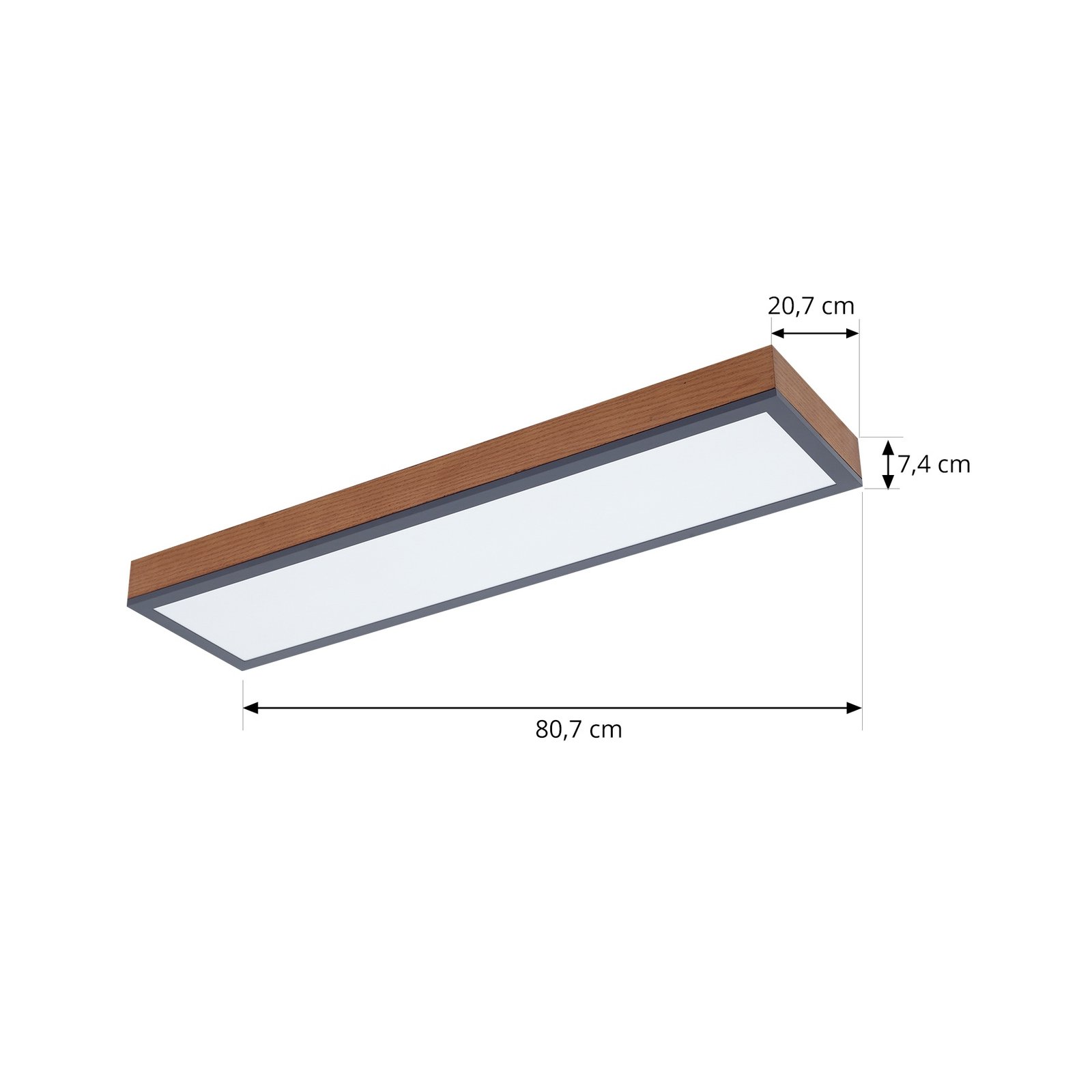 Laviona LED Taklampe L80 Wood/White - Lindby