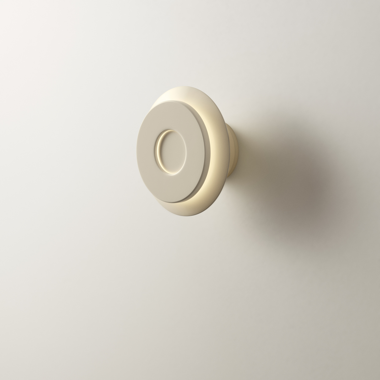 Lille 18 Wandleuchte, leinenweiß, Aluminium, Ø 18 cm - Pholc