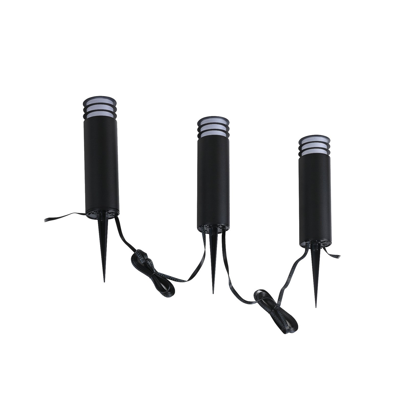Kaelo LED Smart Trädgårdslampa w/Punta de tierra 3 pcs. Negro - Lindby