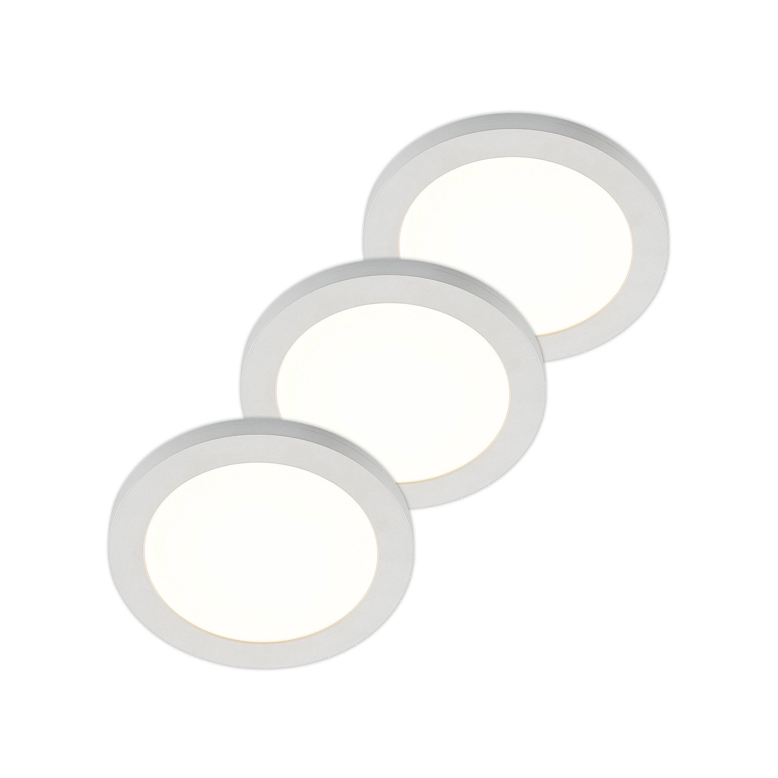 Prios Aureka LED-taklampa sensor 22,5 cm 3-pack