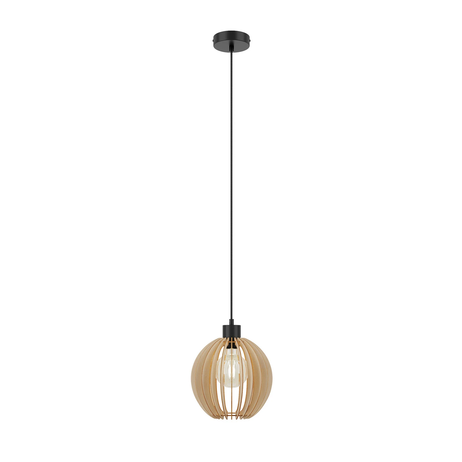 Suspension Envostar Clay en contreplaqué de bouleau, Ø 23 cm