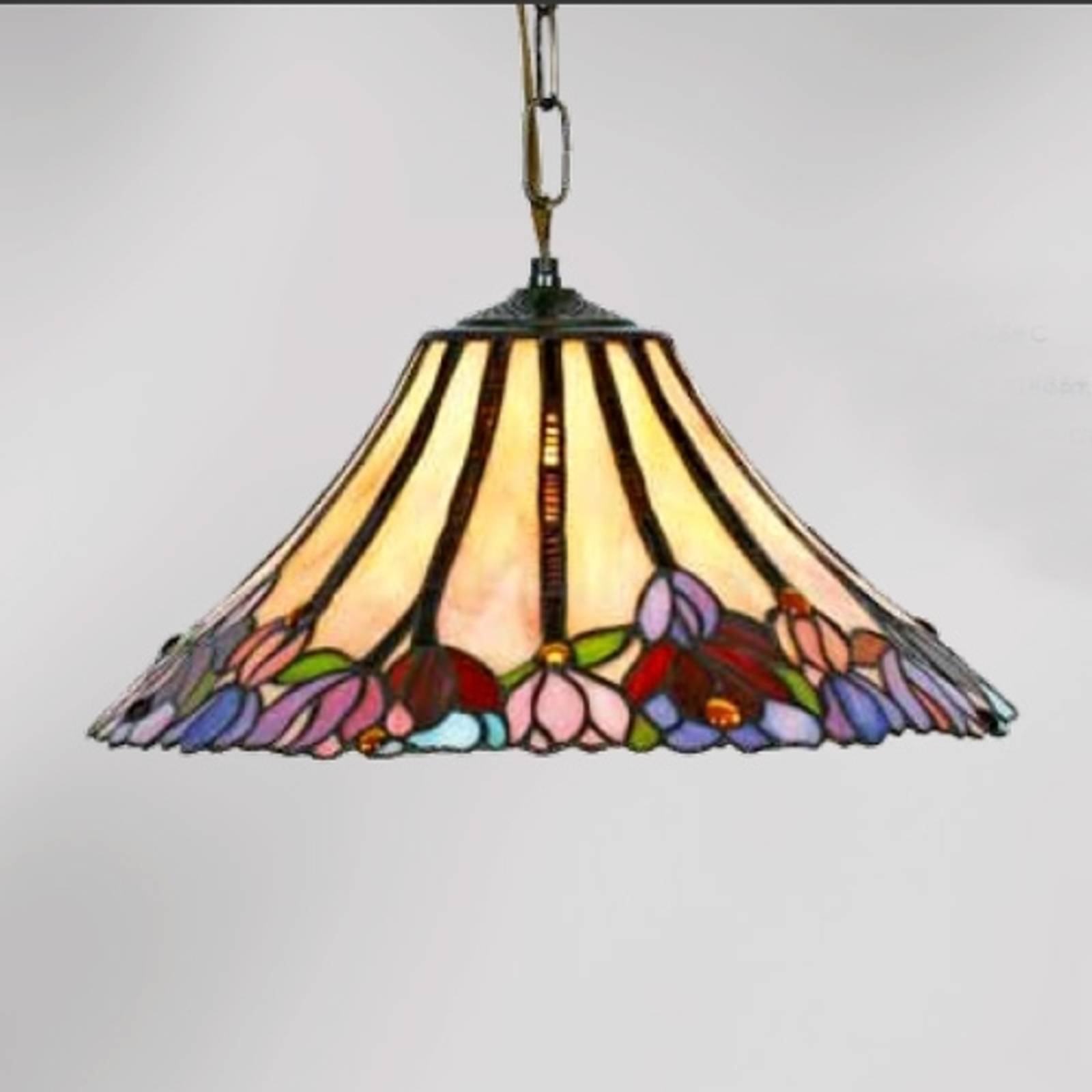 Piękna lampa wisząca Tori Tiffany 1-punktowa