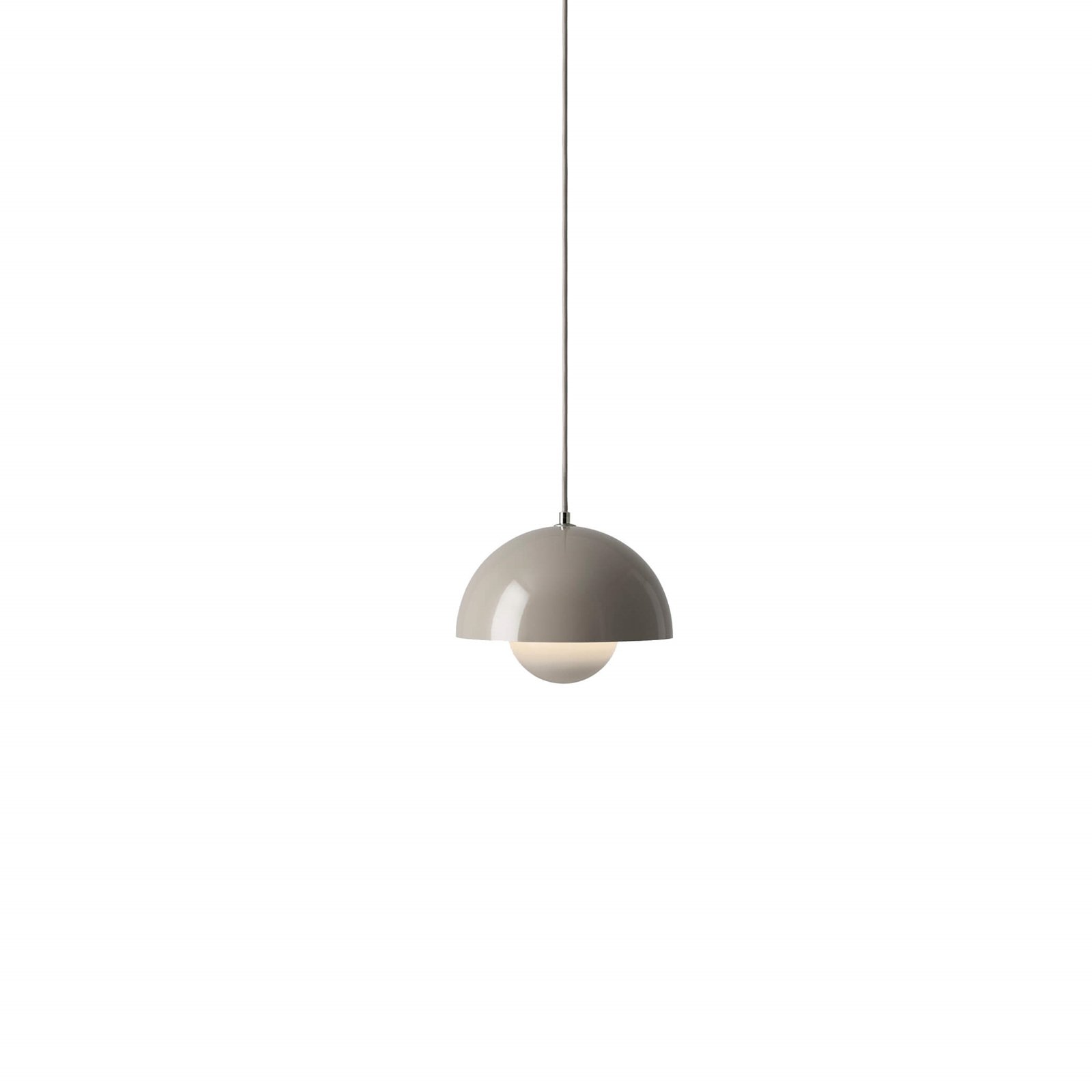 Flowerpot VP1 Candeeiro Suspenso Grey Beige - &Tradition