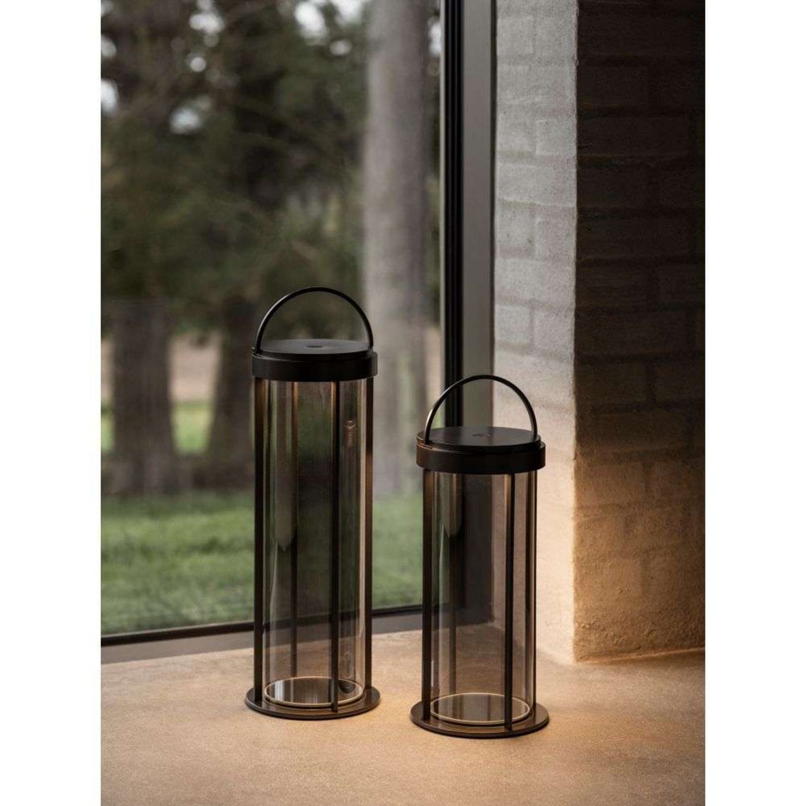 Mituro LED Mobile Lantern S Gunmetal/Metallic - Blomus