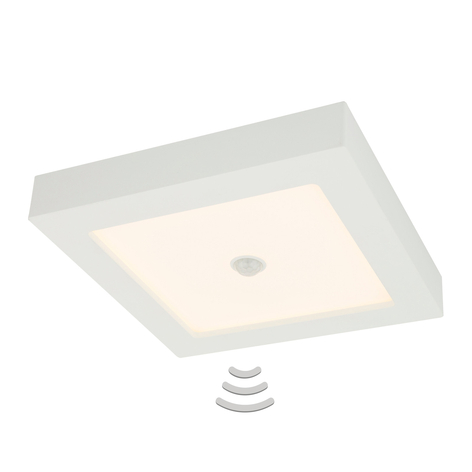 LED-Deckenleuchte Svenja 18 W mit Bewegungsmelder