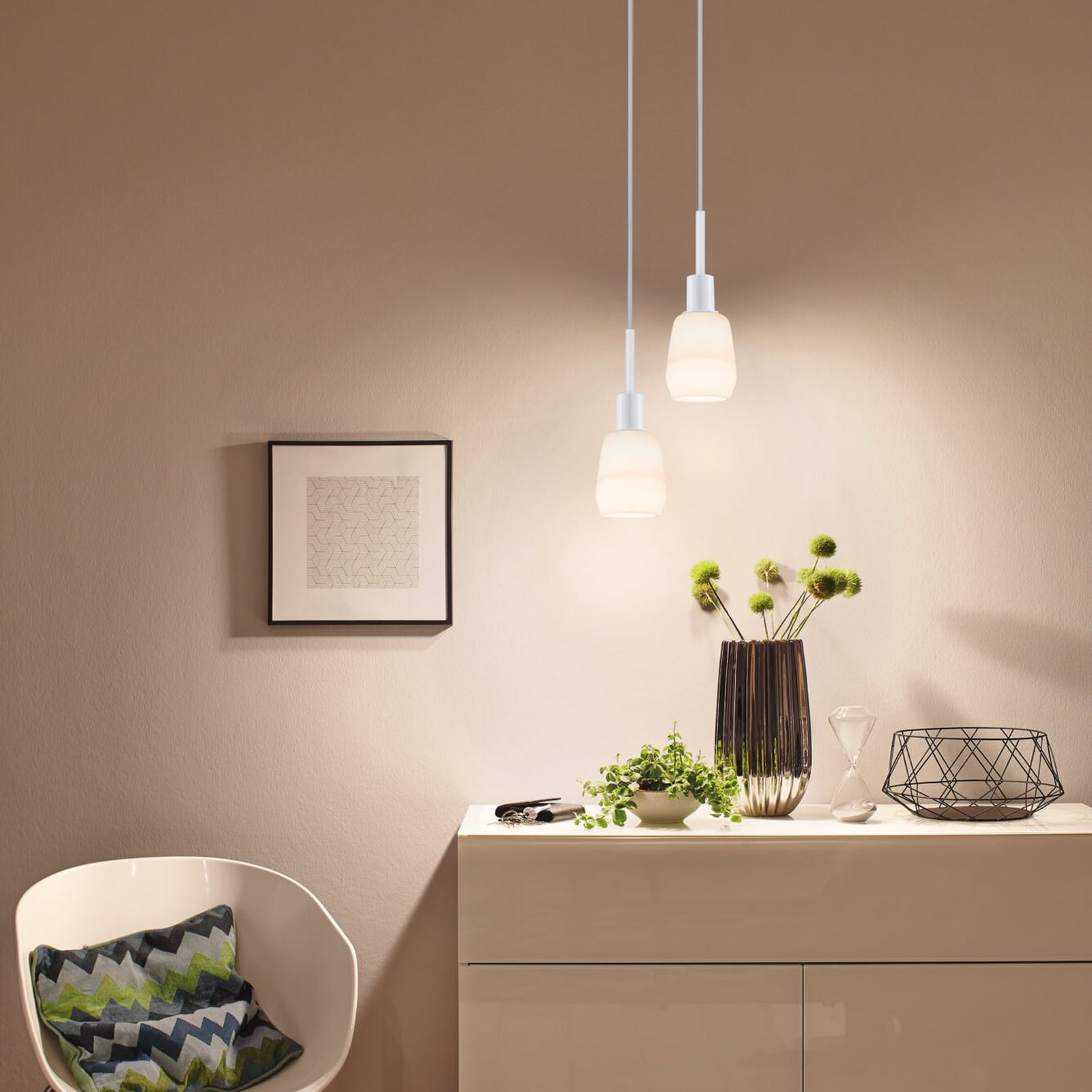 Paulmann URail DecoSystems κρεμαστό φωτιστικό, λευκό, μέταλλο