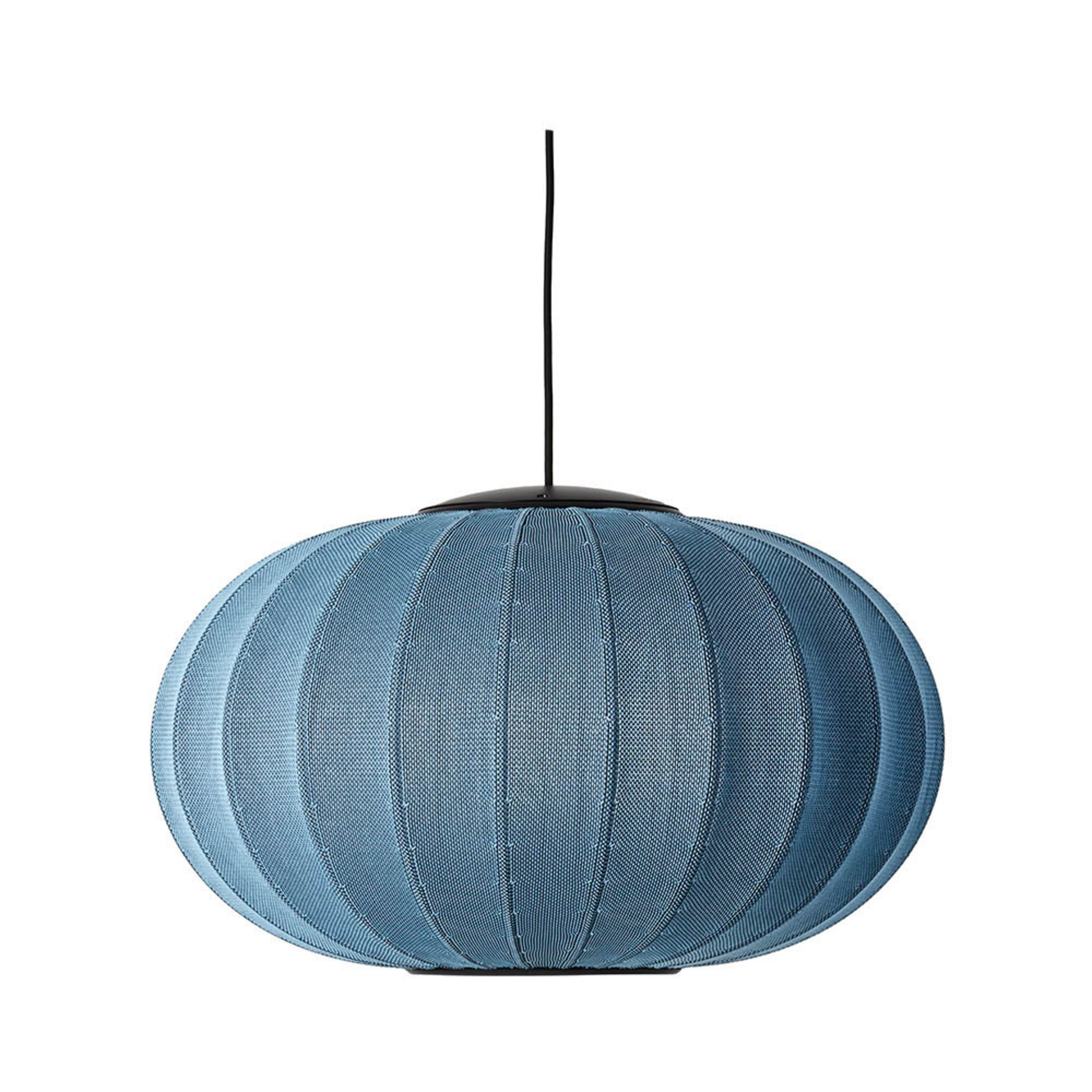 Knit-Wit 57 Oval LED Lampa Wisząca Blue Stone - Made By Hand