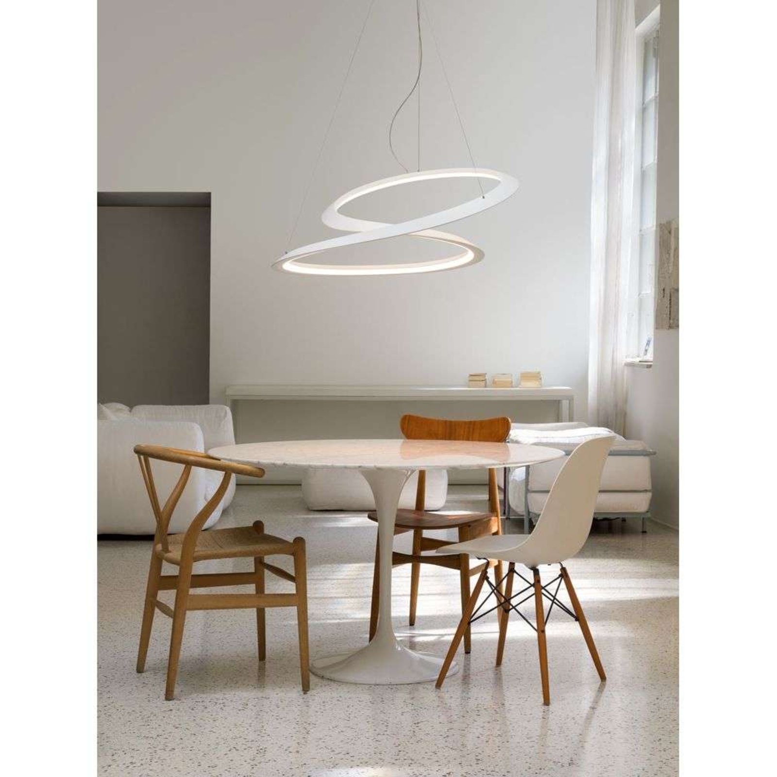 Kepler Minor Pendant Painted Gold - Nemo Lighting