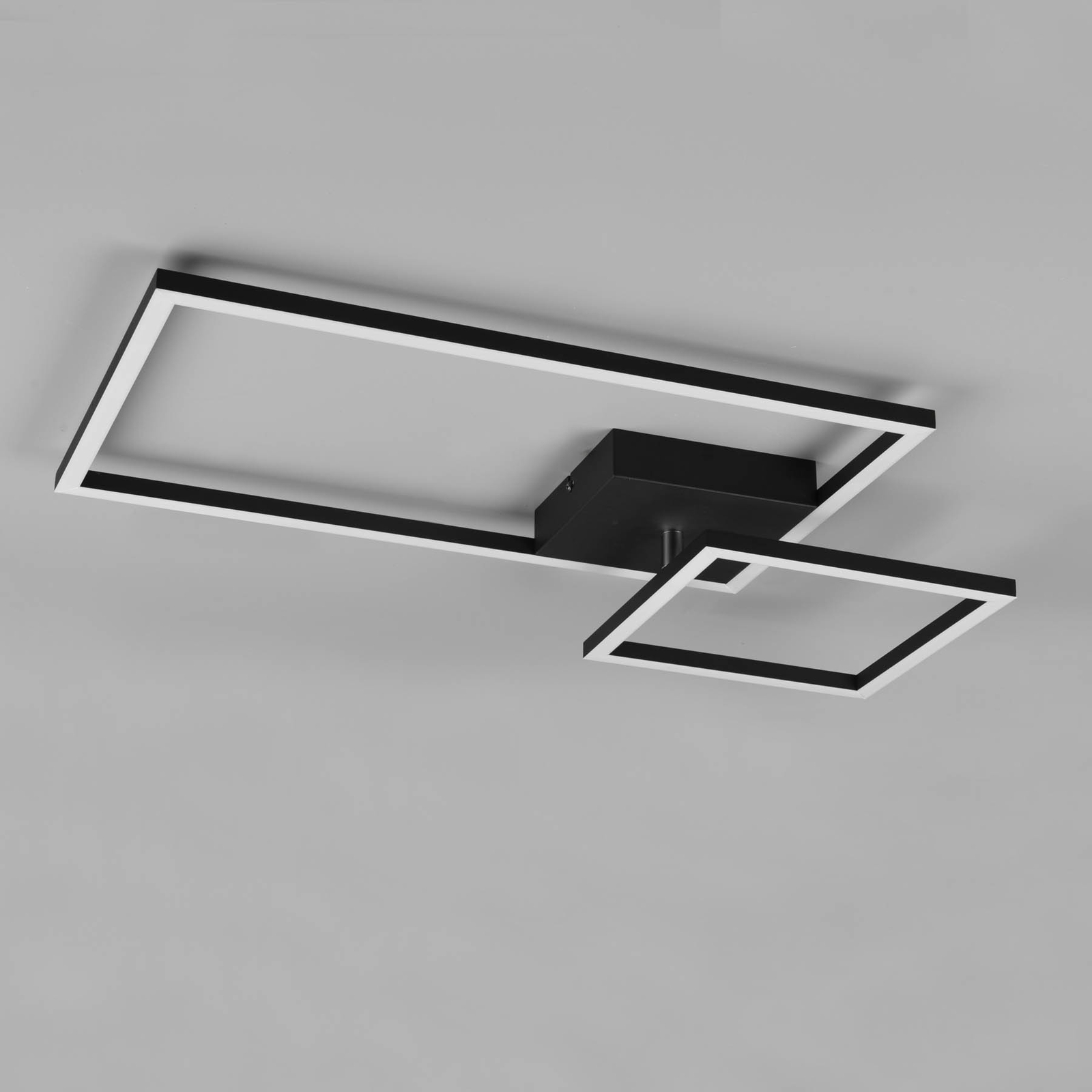 LED-Deckenlampe Padella schwenkbar 4.000K schwarz