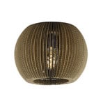 Layer plafondlamp van karton, 1-lamp, rond