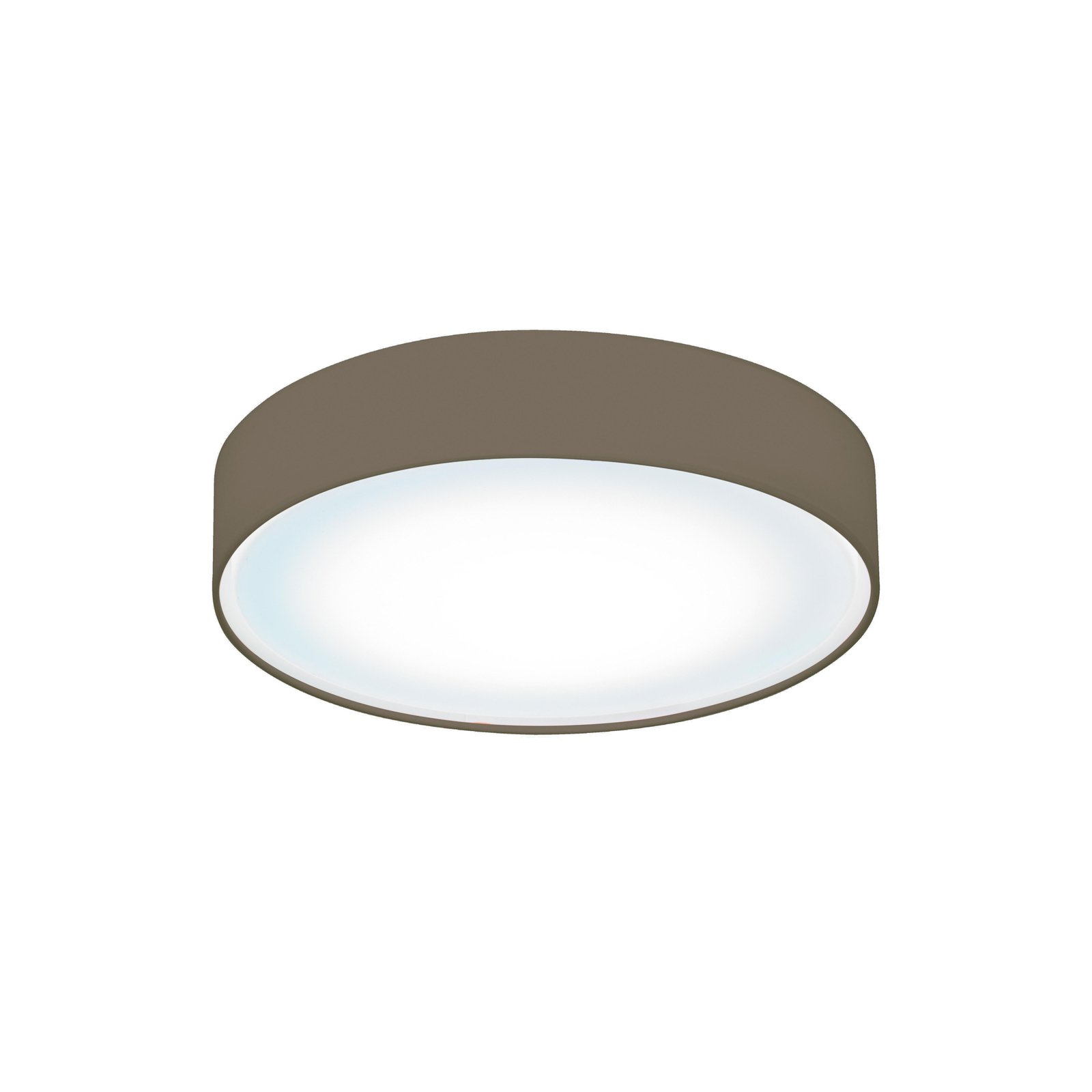 BRUMBERG Celtis Maxi ceiling light, E27, chintz, brown-grey