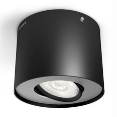 Philips Phase LED осветително тяло черно 1 лампа