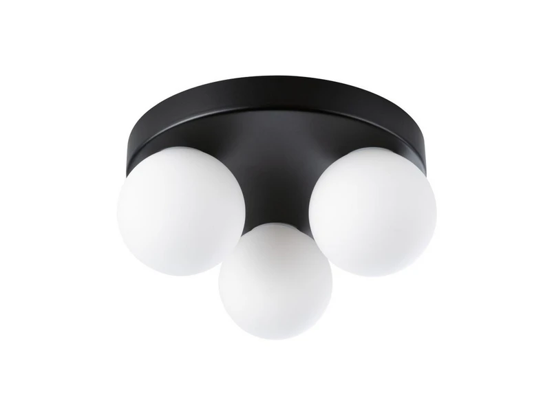 Paulmann - Gove 3 Loftlampe IP44 Dim. Mat Sort/Satin