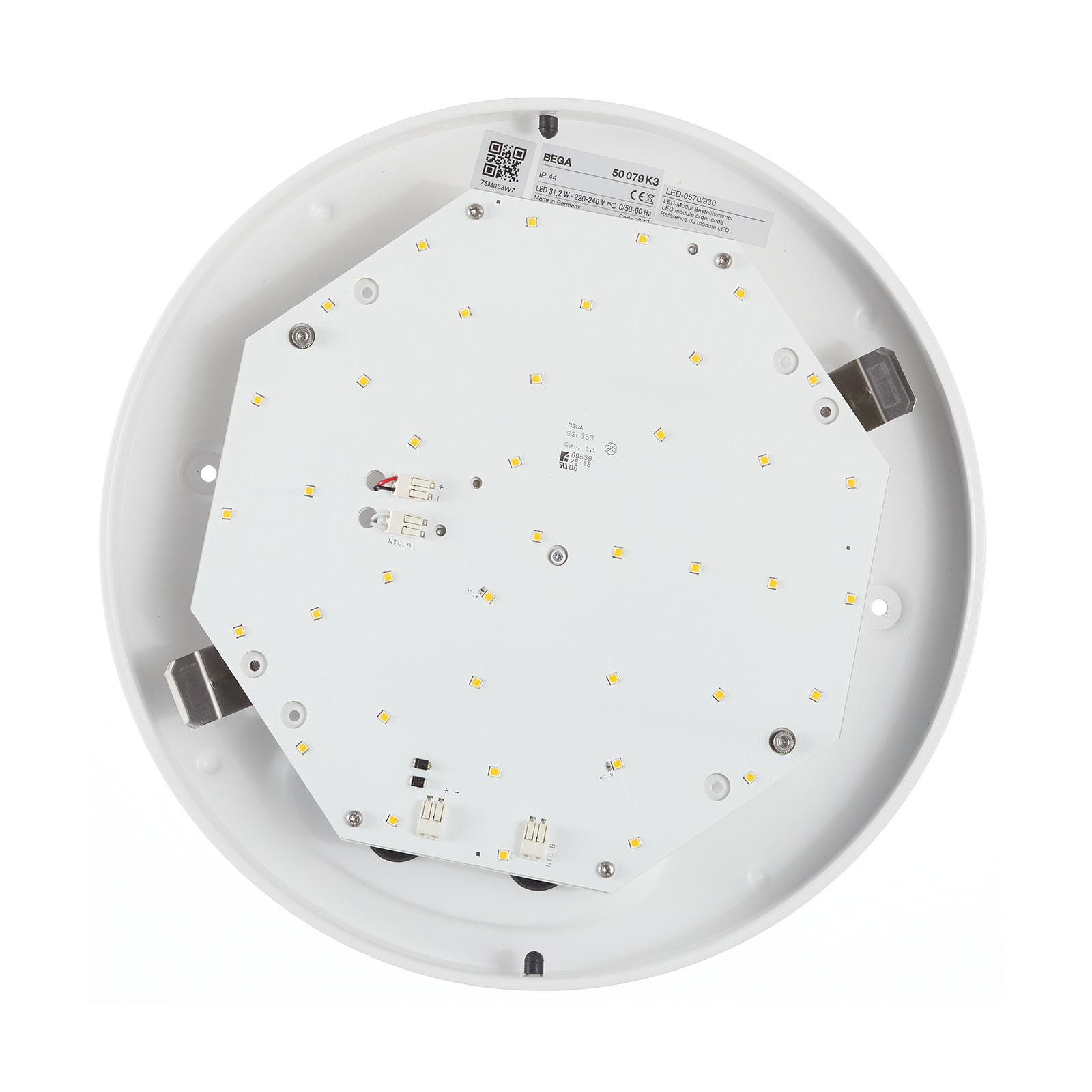 BEGA 50079 LED-Deckenleuchte DALI 3.000K Ø34cm