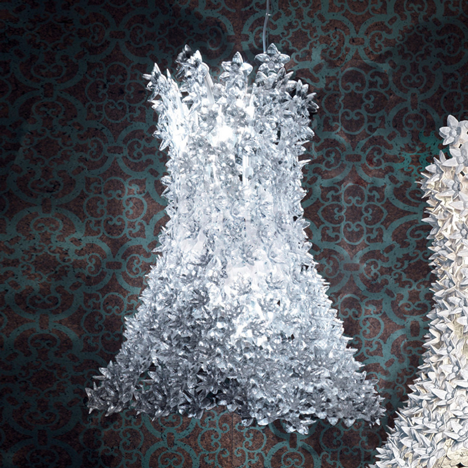 Kartell Bloom Taklampa Crystal, transparent från Kartell