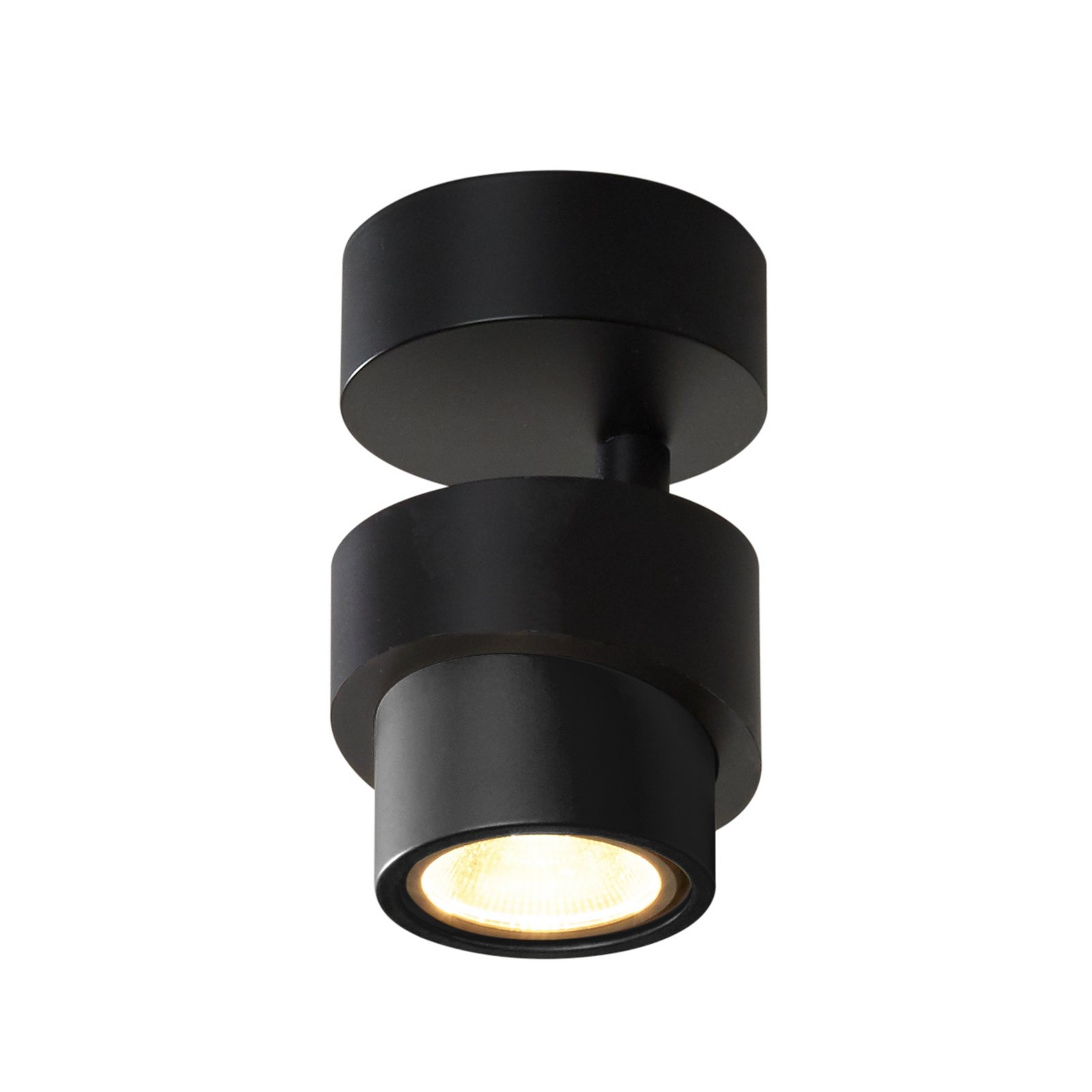 LED-spot BRUSH, must, Ø 7 cm, metall, dimmerdatav, 2700 K