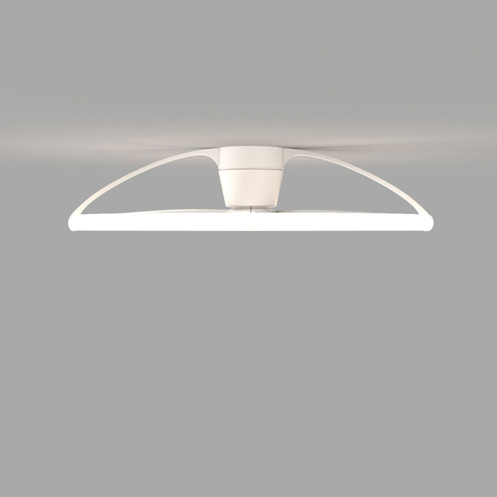 Ventilador de techo LED Nepal, App, blanco