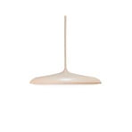 Lampă suspendată LED Artist, Ø 25 cm, roz praf, metal