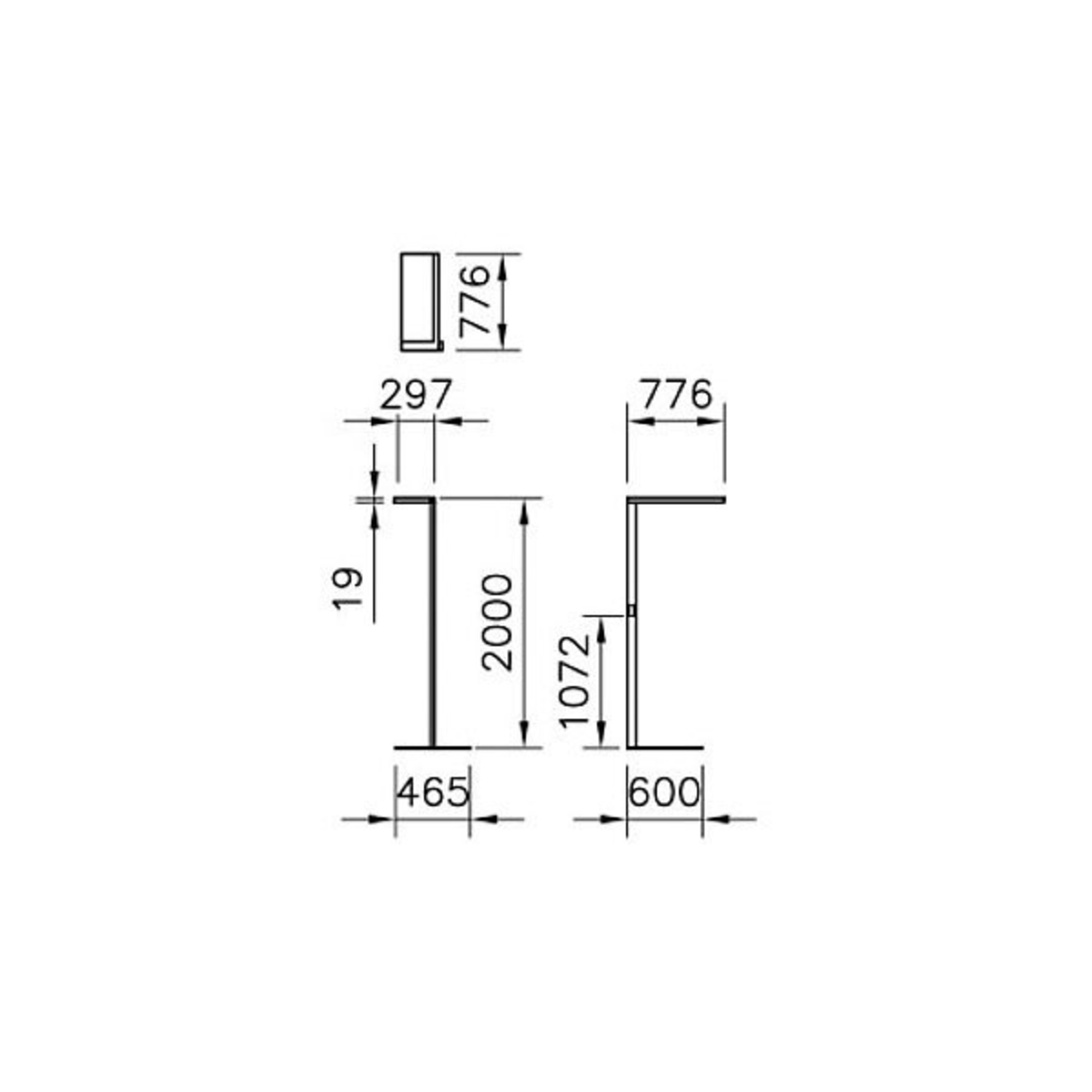 Regent Lighting Lightpad LED-Stehleuchte 1 weiß CCT
