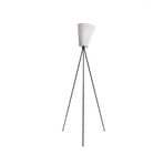 Oslo Wood Floor Lamp Black/White - Northern