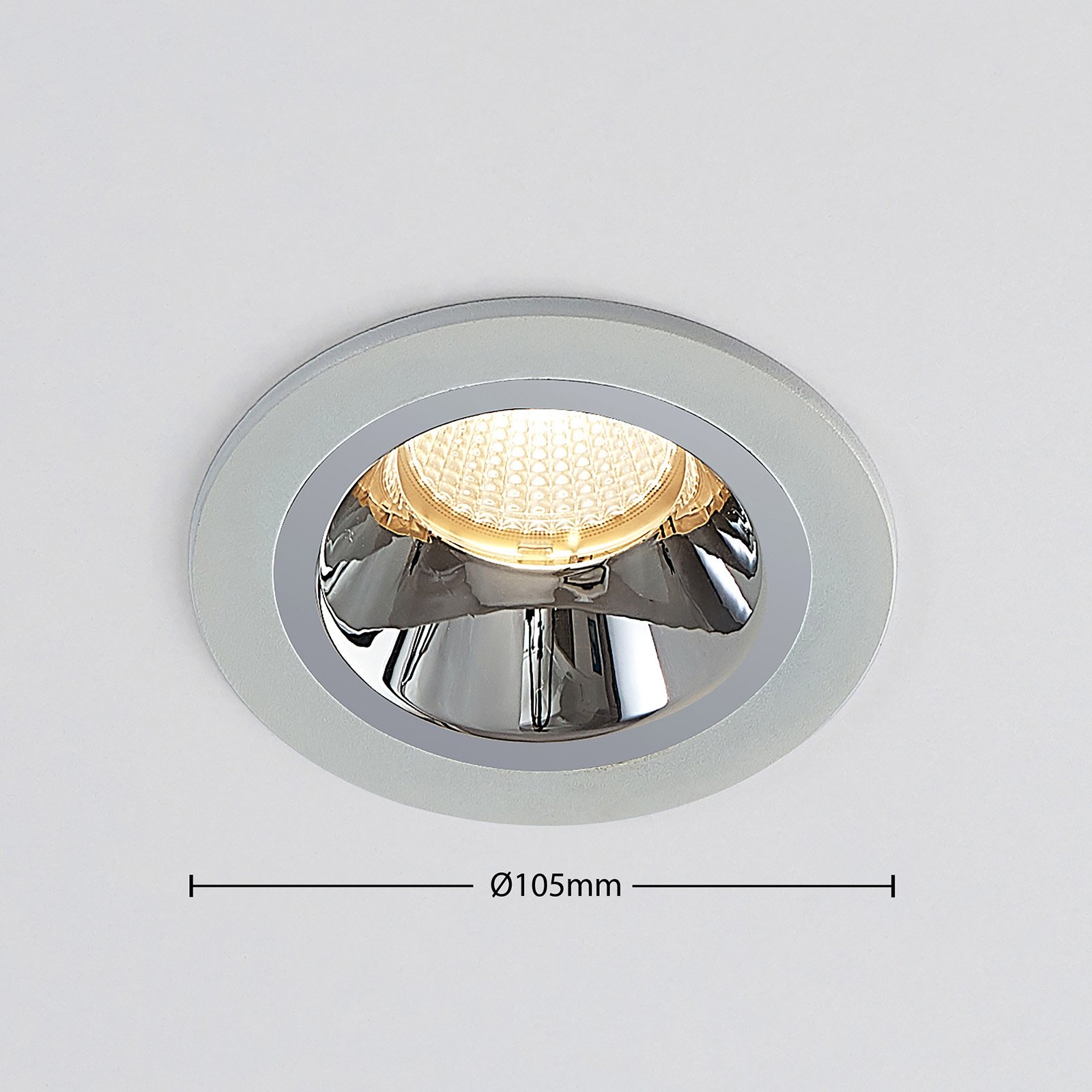 Arcchio Fedor LED-inbyggnadsspot 40° 3000K 18W