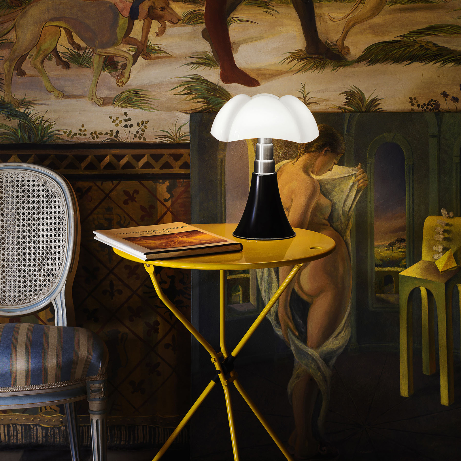 Minipipistrello Cordless LED Tischleuchte Dunkelheit Brown - Martinelli Luce