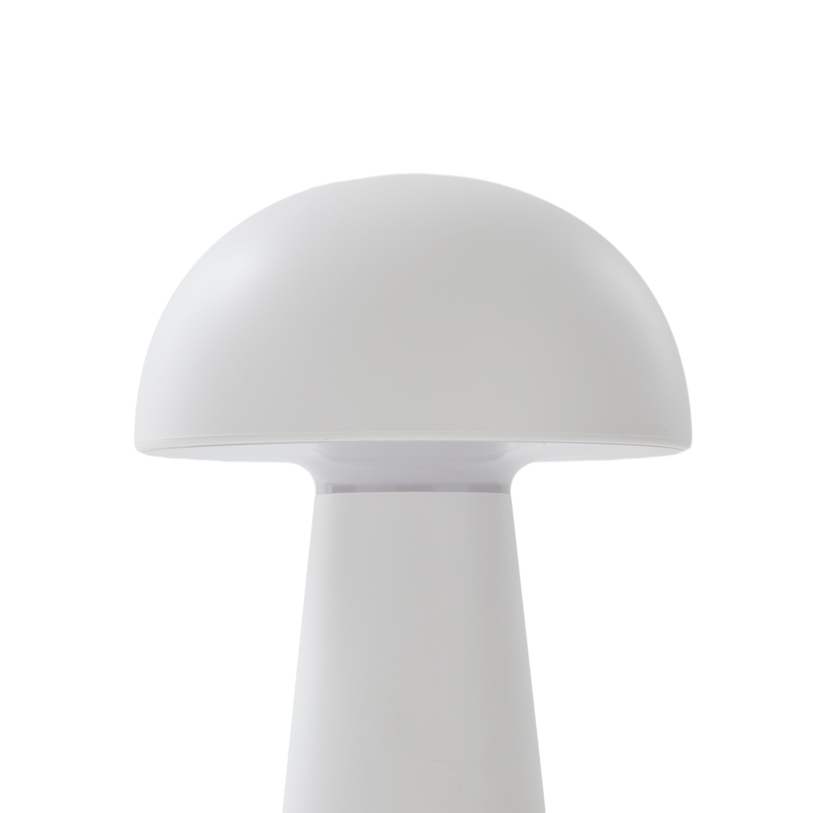 Lámpara de sobremesa Lindby Zyre LED recargable, blanca, IP44, regulador