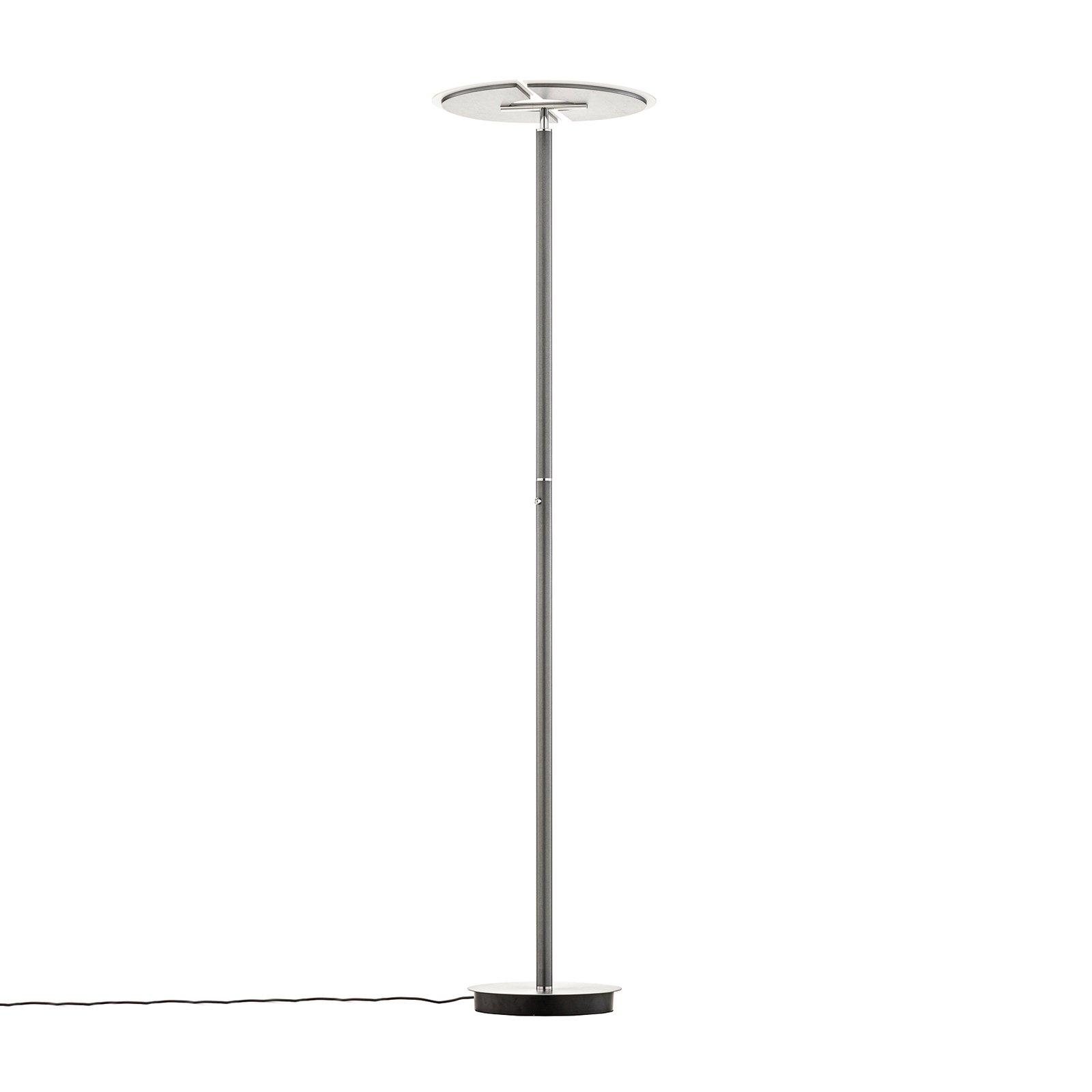 Lucande Kohen LED-Stehlampe anthrazit ohne Lesearm